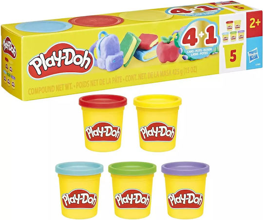 Hasbro Play-Doh 5 Теста За Моделиране Пластелин Set 5 За 3+ Години