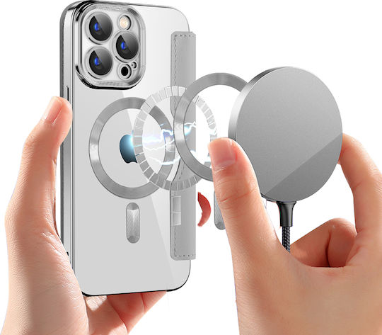 Techsuit Buchen Sie Silikon Gray (iPhone 15 Pro Max)