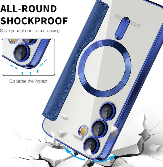 Techsuit Buchen Sie Silikon Blau (Galaxy S23+)