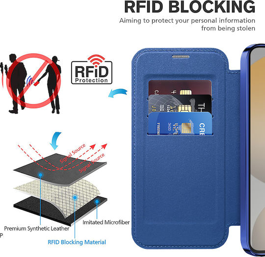 Techsuit Buchen Sie Silikon Blau (Galaxy S23+)