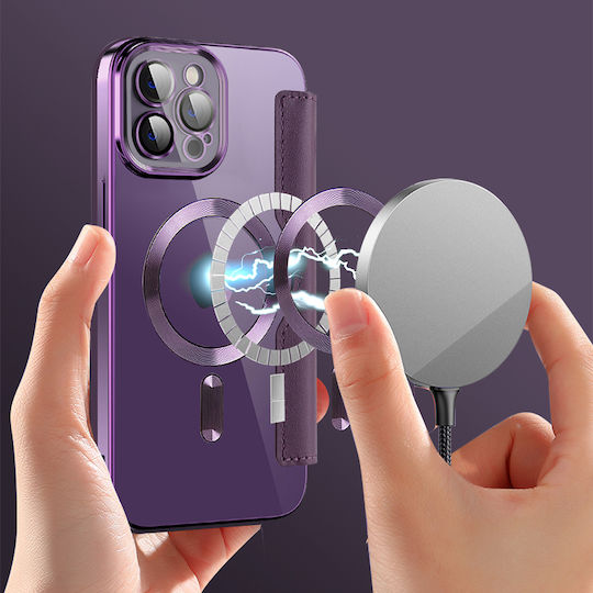 Techsuit Buchen Sie Silikon Lila (iPhone 12 Pro Max)