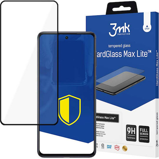 3MK HardGlass Max Lite Закалено стъкло за цялото лице Черен (Galaxy M54)