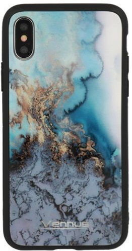 Vennus Marble Glass Design 3 Back Cover Plastic Multicolour (Galaxy J6+)