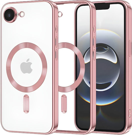 Hurtel Back Cover Μεταλλικό Ροζ (iPhone 17e / 16e)