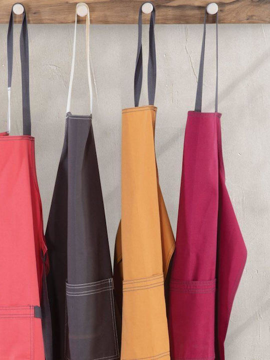 Nef-Nef Homeware Perfetto Ποδιά Κουζίνας Γκρι 75x55cm 034419