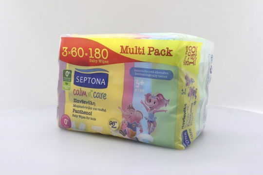Septona Μωρομάντηλα χωρίς Οινόπνευμα & Parabens 3x60τμχ