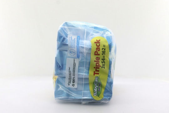 BabyCare For All Μωρομάντηλα χωρίς Οινόπνευμα & Parabens 3x54τμχ