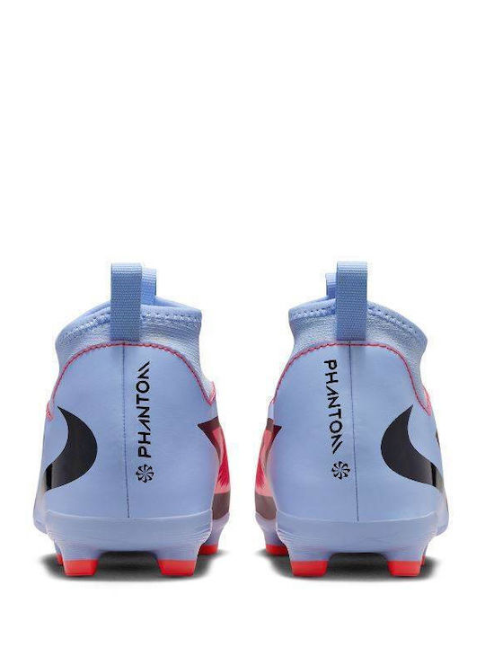 Jr Phantom MG Kids Soccer Cleats Molded Light Blue