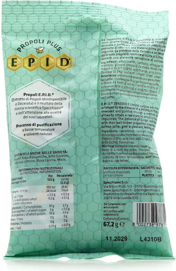 Specchiasol Propoli Plus Lozenges Ginger & Lemon for Dry Cough 67.2gr