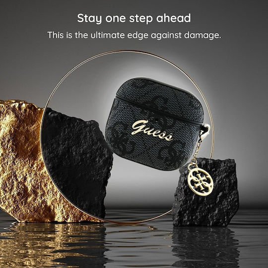 Guess Hülle Apple Airpods 4 Gua4g4gsmp Pu 4g mit Anhänger Pink