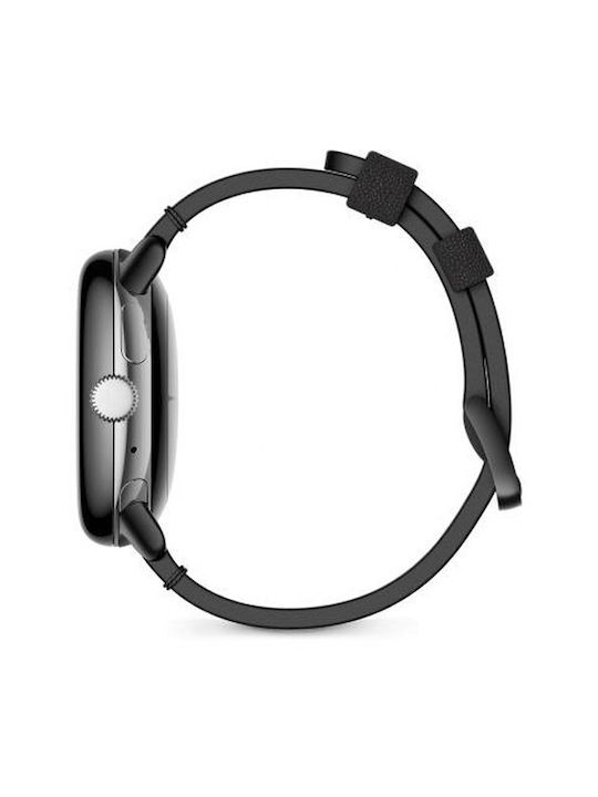 Google Lederarmband Pixel Watch Größe S Schwarz