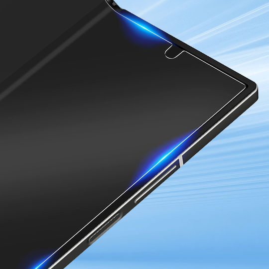 Avizar Folie Protectie Telefon Full Anti-spy Samsung Z Fold 6 Flexibil Mat Transparent Negru