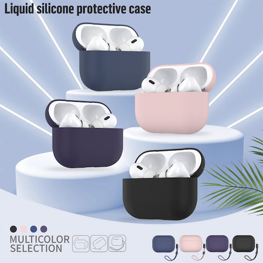 Blueo Калъф Силикон в Розов цвят за Apple AirPods Pro 2