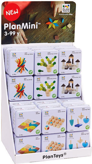 Plan Toys Blocks Construction Set Wooden for 3-99 years old Years 24pcs