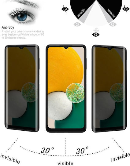 Anti Spy Privacy Full Face Tempered Glass (Galaxy A13 5G)
