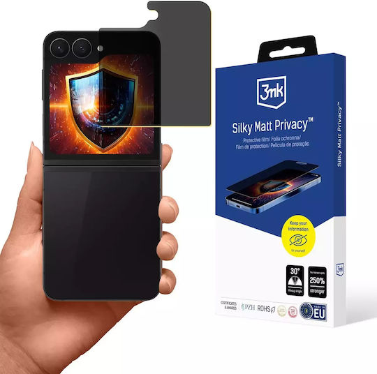 3MK Поверителност Мат Защитен екран (Galaxy Z Flip6 / Z Flip7 FE)