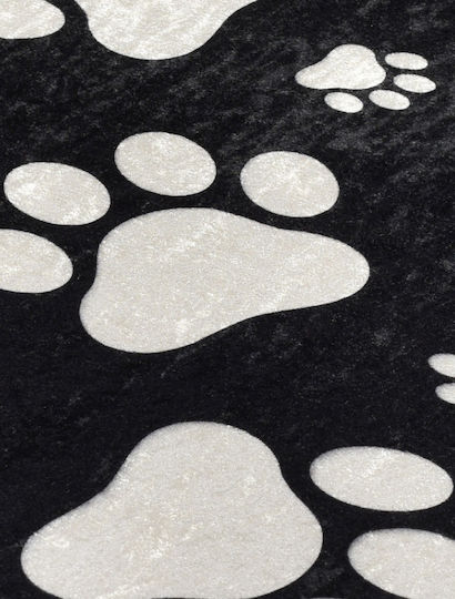 Conceptum Hypnose Kinder Teppich Schwarz 60x100cm