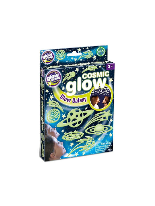Great Explorations Kinder Wandsticker Wand Leuchtend Galaxie Cosmic Glow 12Stück