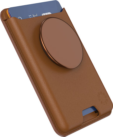 Popsockets Magsafe Card Case Popwallet Model Popgrip Stand Selfie Brown