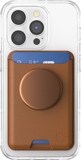 Popsockets Magsafe Card Case Popwallet Model Popgrip Stand Selfie Brown