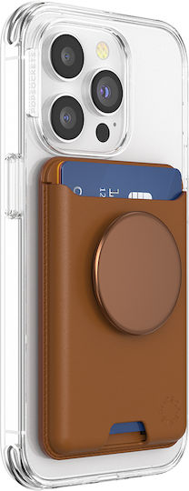 Popsockets Magsafe Card Case Popwallet Model Popgrip Stand Selfie Brown
