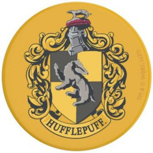 Popsockets Pop Grip Standard Smartphones Hufflepuff Logo Black Yellow