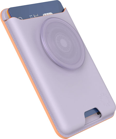Popsockets Magsafe Popwallet Калъф За Карти Popgrip Стойка За Селфи Лавандулов