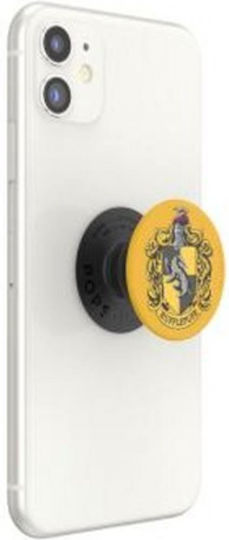 Popsockets Pop Grip Standard Smartphones Hufflepuff Logo Black Yellow