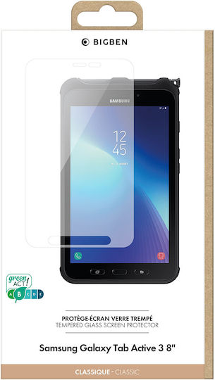 Bigben Connected Screen Protector Samsung Galaxy Tab Active 3 8” 2020 Plat Din Sticlă Temperată Transparent