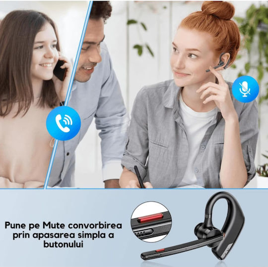 NewBee M51 In-Ear Bluetooth-Freisprecheinrichtung Kopfhörer mit Ladeetui Schwarz