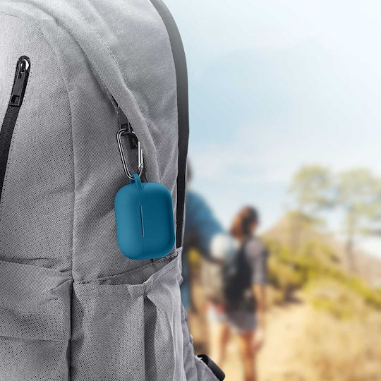 ESR AirPods Pro Bounce Hülle Silikon mit Haken in Blau Farbe für Apple AirPods Pro