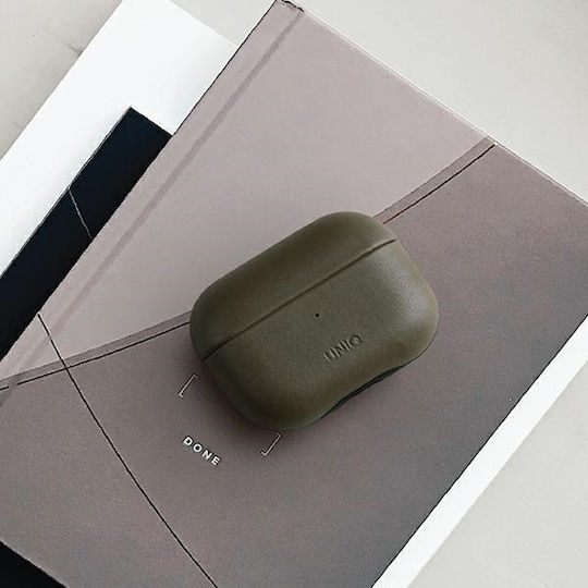 Uniq Terra Θήκη Δερμάτινη σε Κόκκινο χρώμα για Apple AirPods Pro