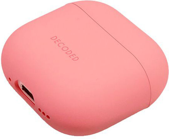Decoded Aircase Θήκη Σιλικόνης σε Ροζ χρώμα για Apple AirPods 1 / AirPods 2