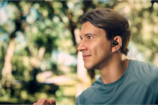 Panasonic RB-F10 Open Ear Bluetooth Handsfree Earphones with Sweat Resistance and Charging Case Black