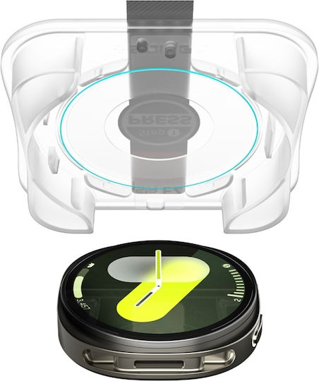 Spigen EZ Fit Gehärtetes Glas für die Samsung Galaxy Watch 8/9 44mm 2Stk AGL09876
