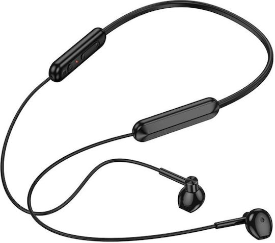 Borofone BE70 In-ear Bluetooth Handsfree Ακουστικά με Αντοχή στον Ιδρώτα Μαύρα