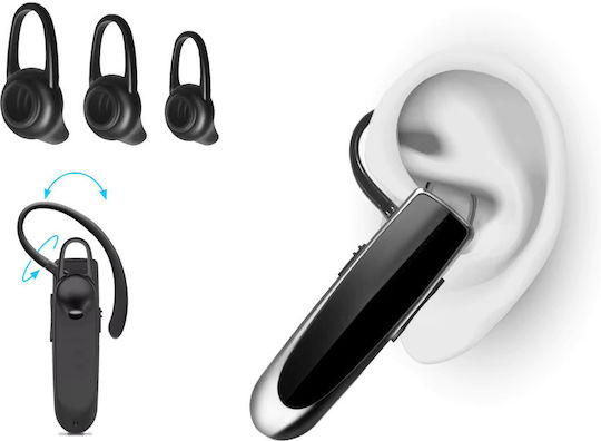 Techsuit CB1 Earbud Bluetooth Handsfree Ακουστικό Μαύρο