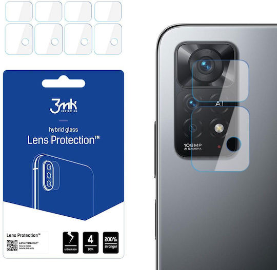 3MK Kameraschutz Gehärtetes Glas Transparent für das Xiaomi Redmi Note 11 Pro 4G / 11 Pro 5G.