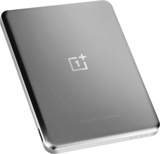 OnePlus Slim Magnetic MagSafe Power Bank 5000mAh 10W with USB-C Port Silver