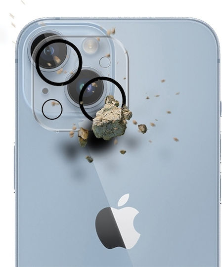 3MK Lens Pro Full Cover Camera Protection Tempered Glass Transparent for the Apple iPhone 11/12 mini.