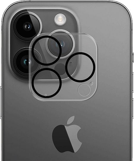 3MK Lens Pro Full Cover Προστασία Κάμερας Tempered Glass Διάφανο για το iPhone 13 Pro / 13 Pro Max