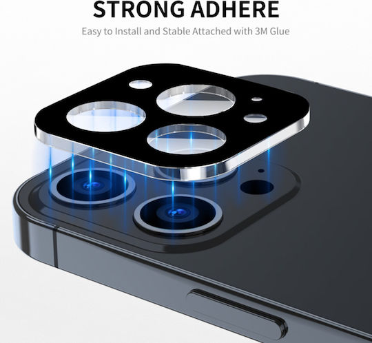 Techsuit Full Προστασία Κάμερας Μεμβράνη Μαύρο για το iPhone 17