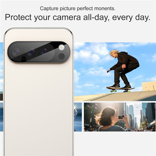 Techsuit Full Kameraschutz Membrane Black für das Google Pixel 10 Pro XL
