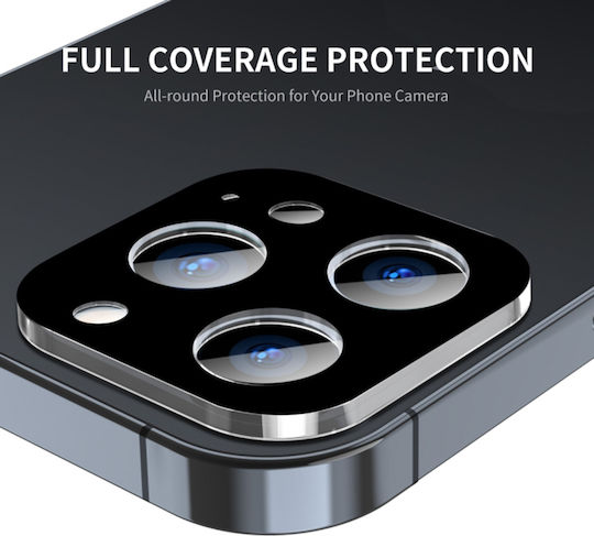 Techsuit Full Προστασία Κάμερας Μεμβράνη Μαύρο για το iPhone 17 Pro Max