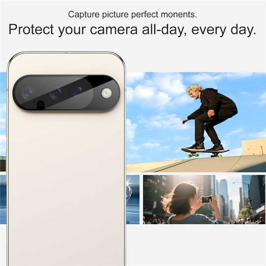 Techsuit Full Προστασία Κάμερας Μεμβράνη Μαύρο για το Google Pixel 10, Google Pixel 10 Pro