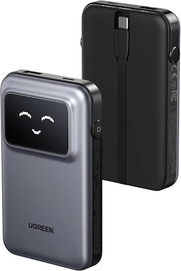 Ugreen PB511 Power Bank 10000mAh 30W με Θύρα USB-A και Θύρα USB-C Power Delivery Γκρι