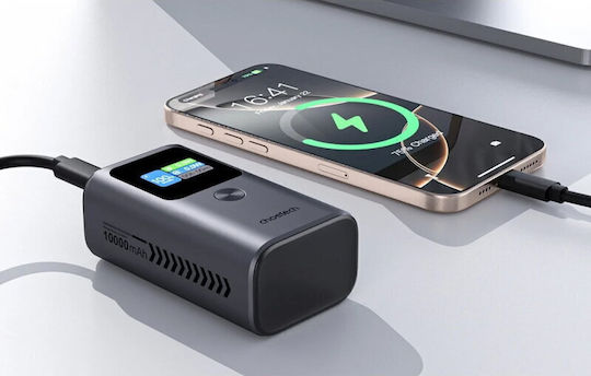 Choetech B701 Power Bank 10000mAh 30W cu Port USB-A și 2 Porturi USB-C Gri