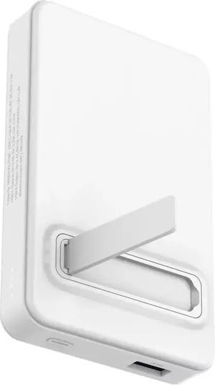 Wozinsky WLWP-10KA0Y3WS Power Bank 10000mAh 22.5W με Θύρα USB-A και Θύρα USB-C Power Delivery Λευκό