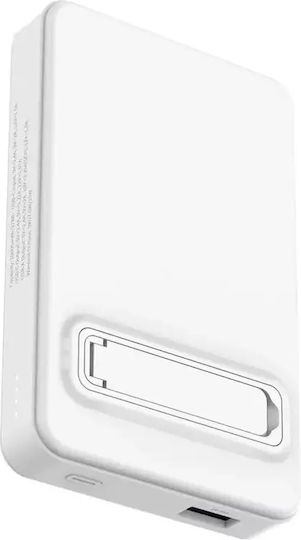 Wozinsky WLWP-10KA0Y3WS Power Bank 10000mAh 22.5W με Θύρα USB-A και Θύρα USB-C Power Delivery Λευκό