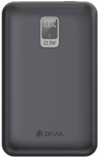 Devia EP208 Mini Power Bank 20000mAh 22.5W Ασημί
